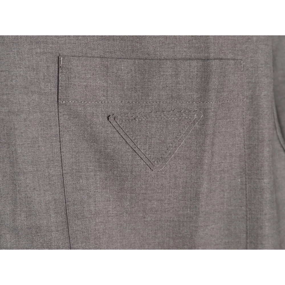 Prada wool and mohair shirt jacket,Cheap Replica Reps Prada