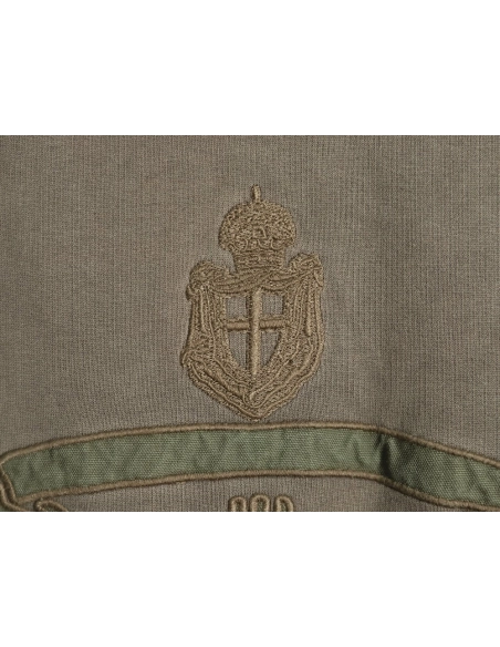 Prada embroidered logo washed hoodie,Cheap Replica Reps Prada