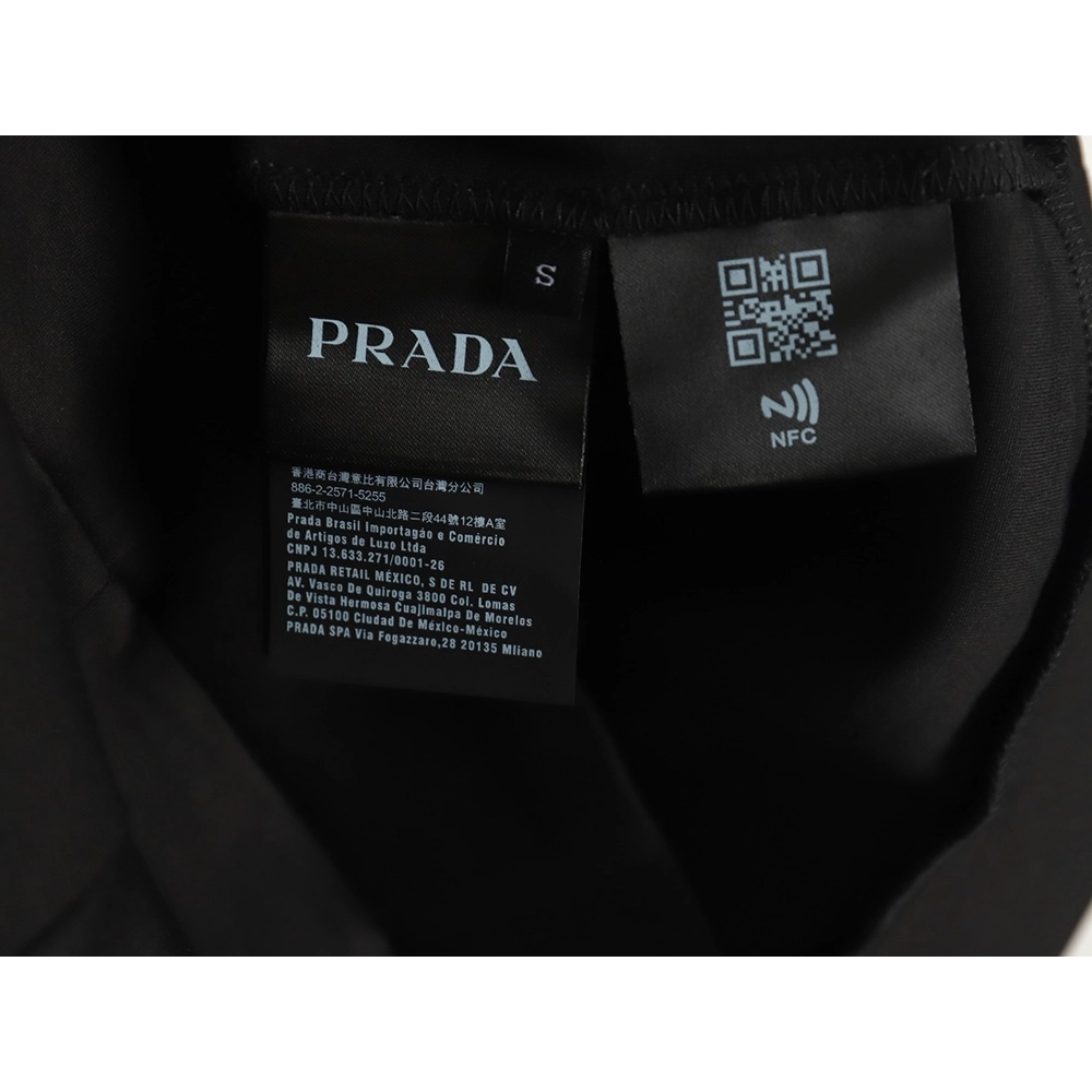 Prada Chest Embroidered Logo Hoodie,Cheap Replica Reps Prada