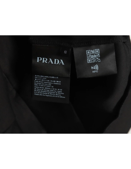 Prada Chest Embroidered Logo Hoodie,Cheap Replica Reps Prada