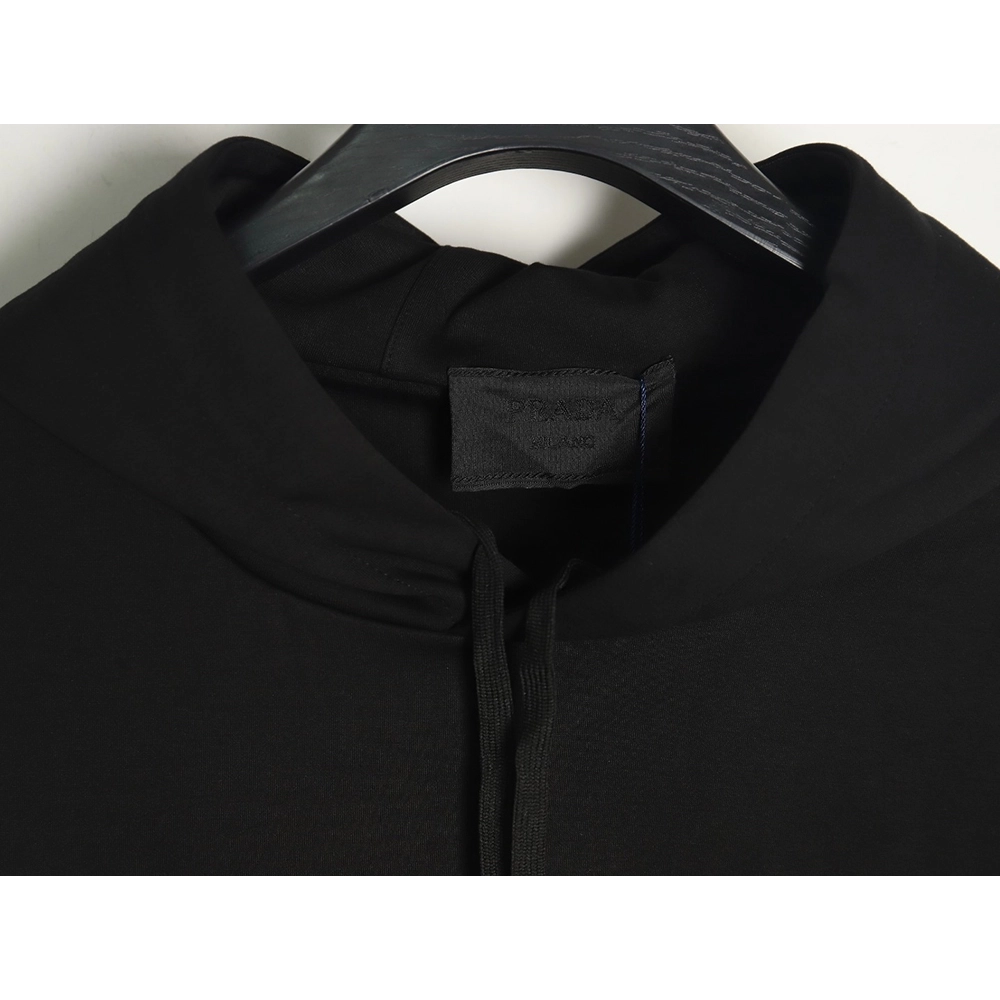 Prada Chest Embroidered Logo Hoodie,Cheap Replica Reps Prada