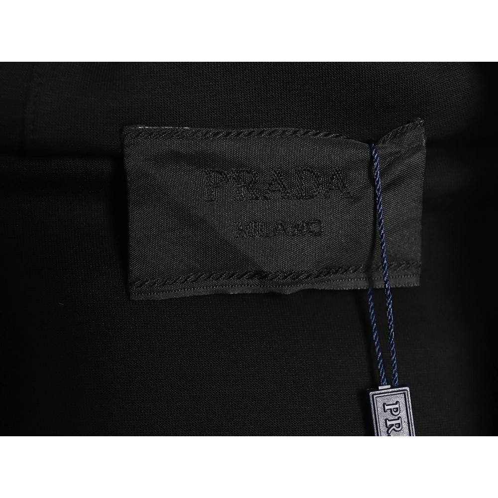 Prada Chest Embroidered Logo Hoodie,Cheap Replica Reps Prada