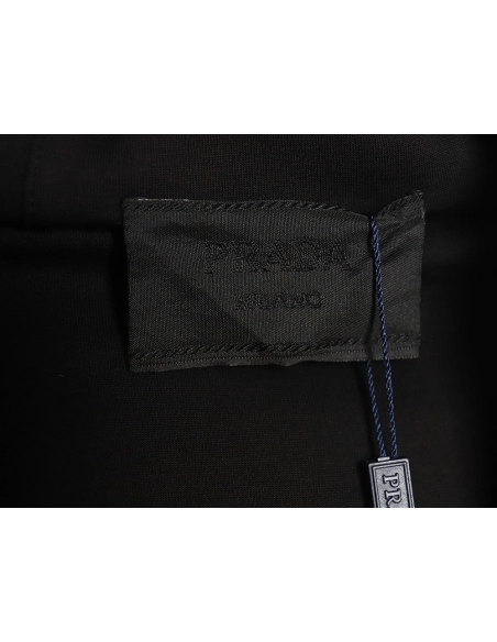 Prada Chest Embroidered Logo Hoodie,Cheap Replica Reps Prada