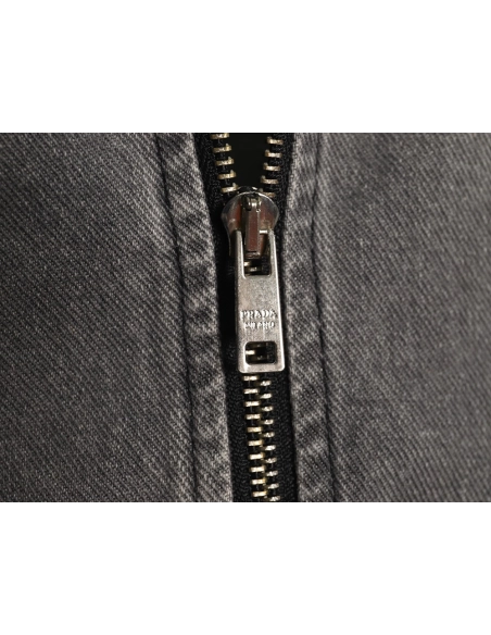 Prada Denim ZipUp Jacket,Cheap Replica Reps Prada