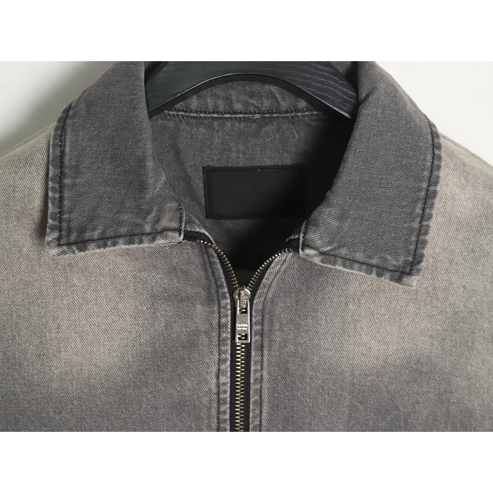 Prada Denim ZipUp Jacket,Cheap Replica Reps Prada