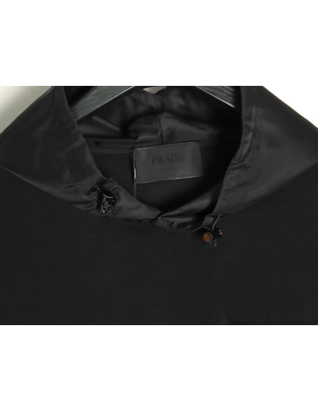 Prada nylon panelled hoodie,Cheap Replica Reps Prada