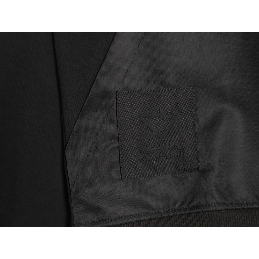 Prada nylon panelled hoodie,Cheap Replica Reps Prada