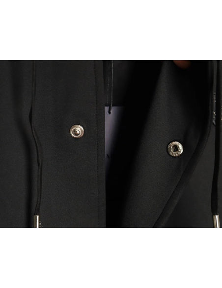 Prada Logo Baseball Hooded Cardigan Jacket,Cheap Replica Reps Prada