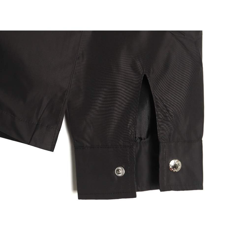 Prada Classic Pocket Triangle Logo ZipUp Jacket,Cheap Replica Reps Prada