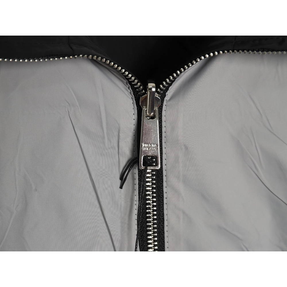 Prada triangle logo reversible zipup jacket SXL,Cheap Replica Reps Prada