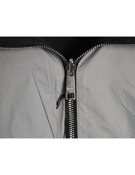 Prada triangle logo reversible zipup jacket SXL,Cheap Replica Reps Prada