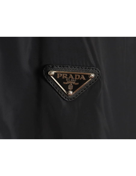 Prada triangle logo reversible zipup jacket SXL,Cheap Replica Reps Prada