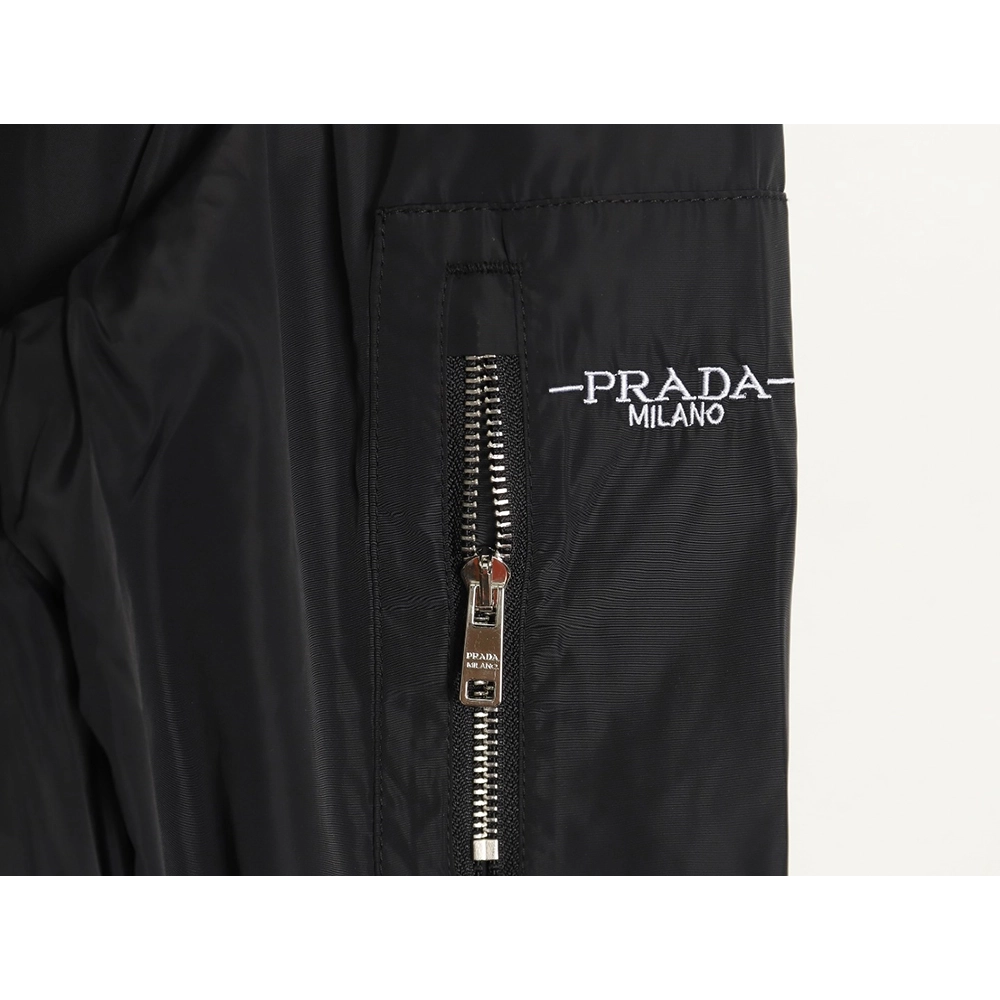Prada triangle logo reversible zipup jacket SXL,Cheap Replica Reps Prada