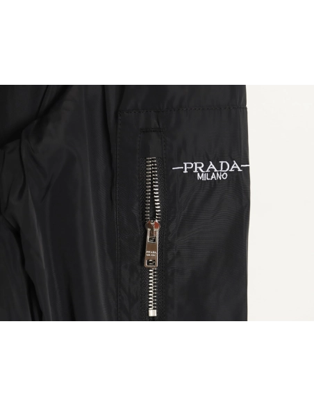 Prada triangle logo reversible zipup jacket SXL,Cheap Replica Reps Prada