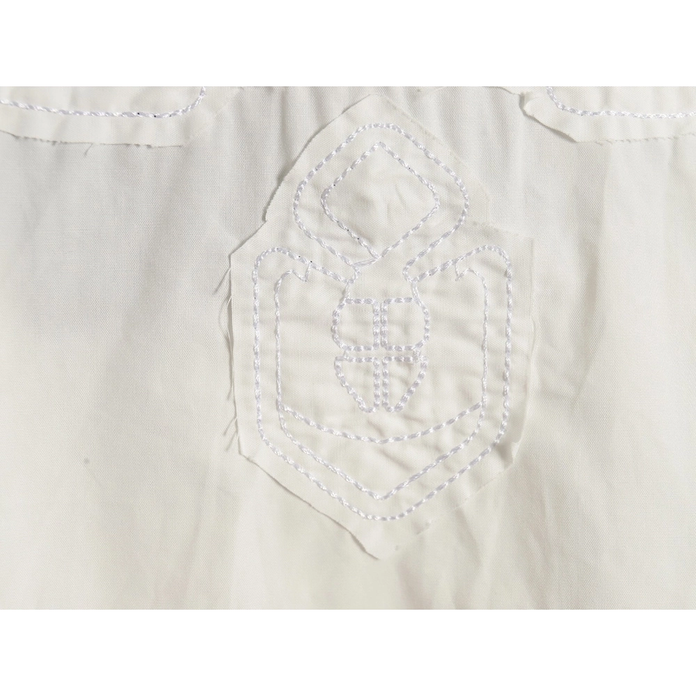 Prada back patch lettering longsleeved shirt,Cheap Replica Reps Prada