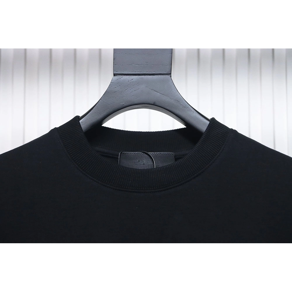 Prada panelled zipup crewneck sweatshirt TSK1,Cheap Replica Reps Prada