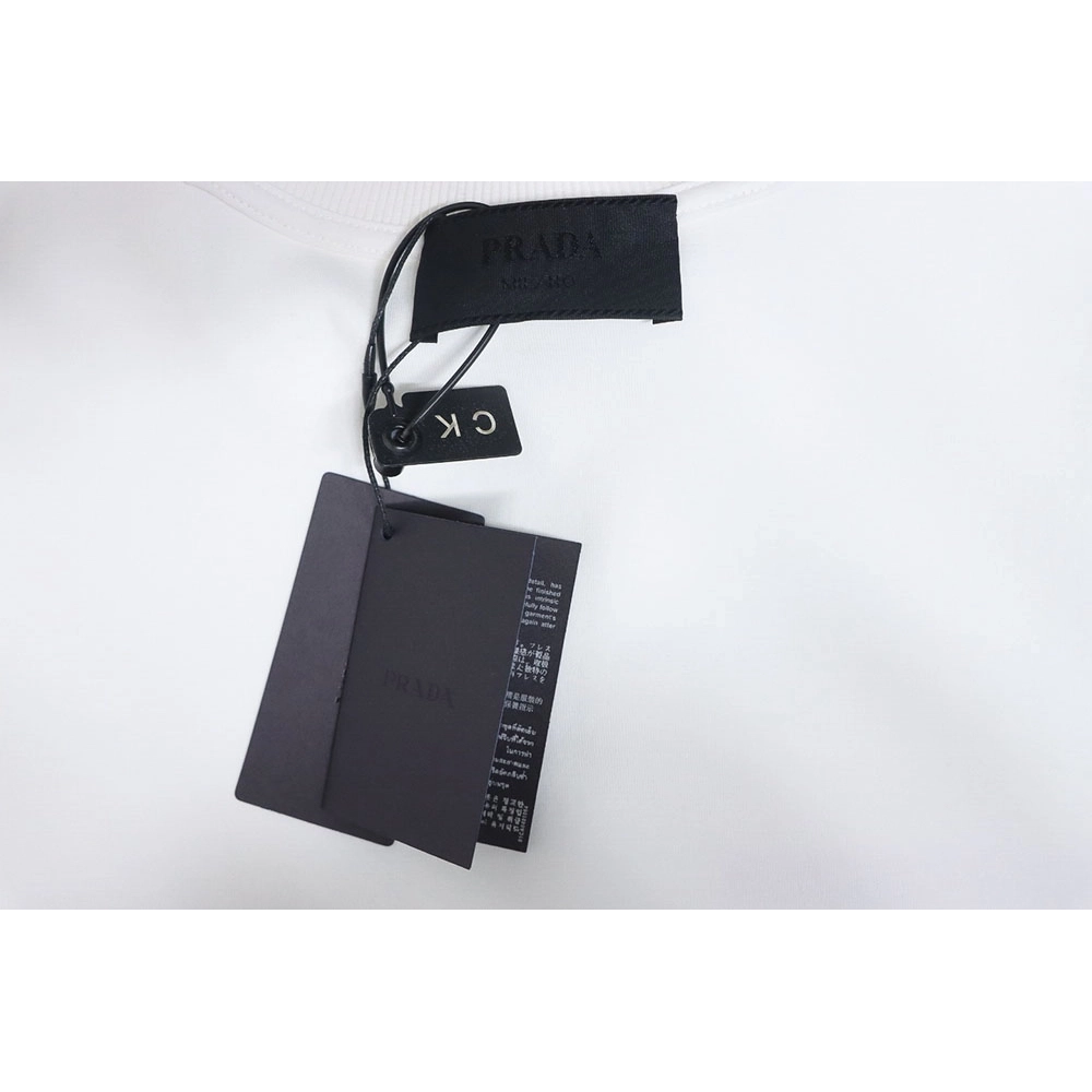 Prada classic red striped crew neck sweatshirt,Cheap Replica Reps Prada