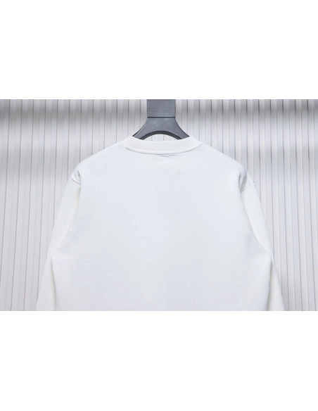 Prada triangle logo pocket crew neck sweatshirt TSK1,Cheap Replica Reps Prada