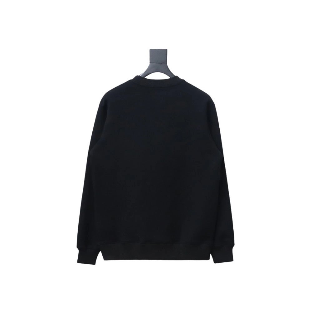 Prada triangle logo pocket crew neck sweatshirt,Cheap Replica Reps Prada