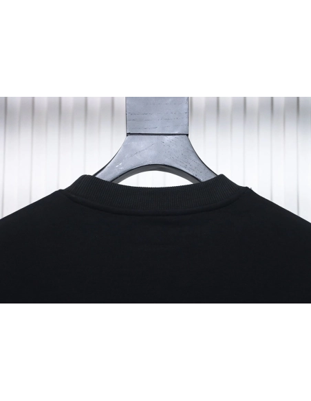 Prada triangle logo pocket crew neck sweatshirt,Cheap Replica Reps Prada