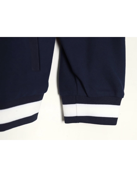 Gucci striped lettering zipper hooded jacket,Cheap Replica Reps Gucci