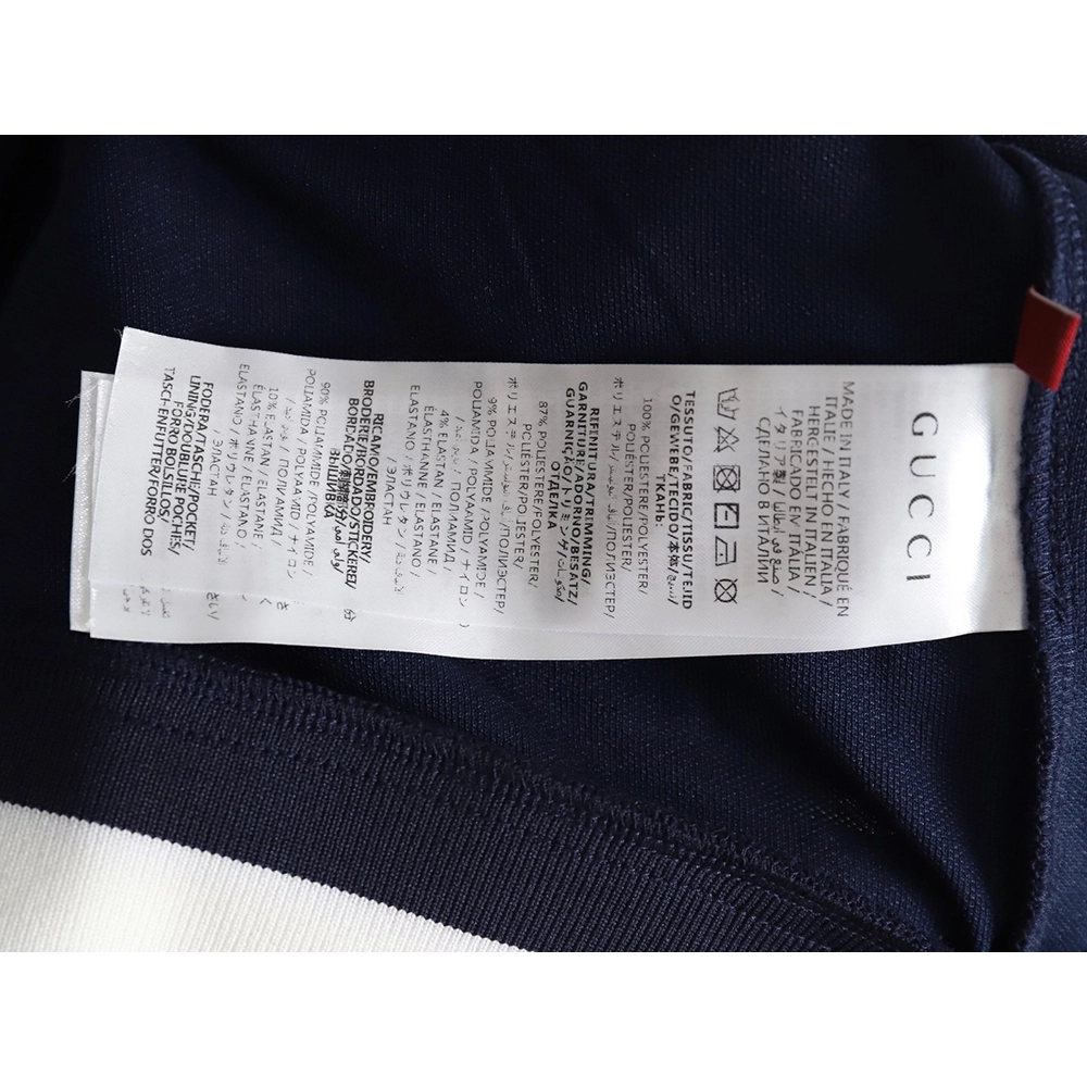 Gucci striped lettering zipper hooded jacket,Cheap Replica Reps Gucci