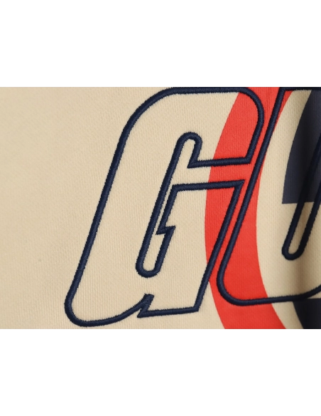 Gucci Circular Double G Print Embroidered Hoodie,Cheap Replica Reps Gucci