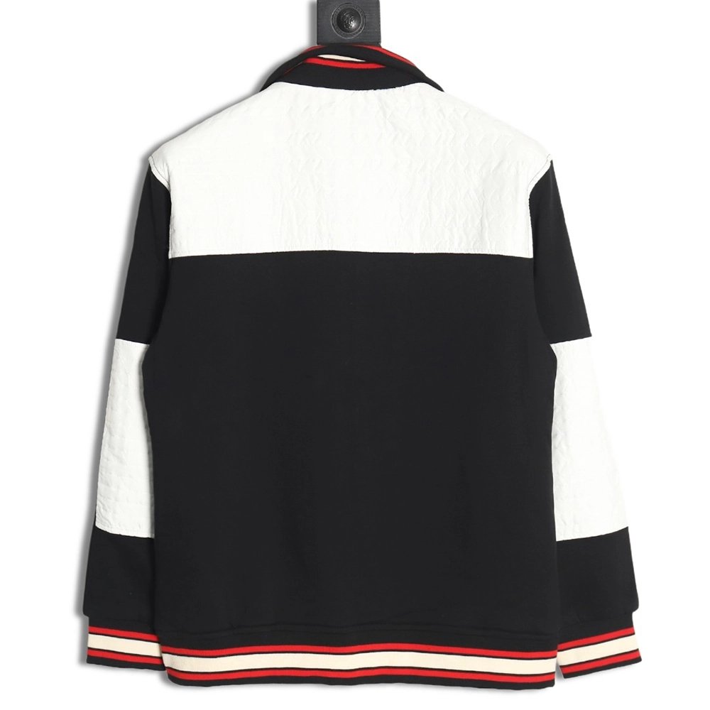 Gucci towel embroidered double G patchwork jacket TSK2,Cheap Replica Reps Gucci