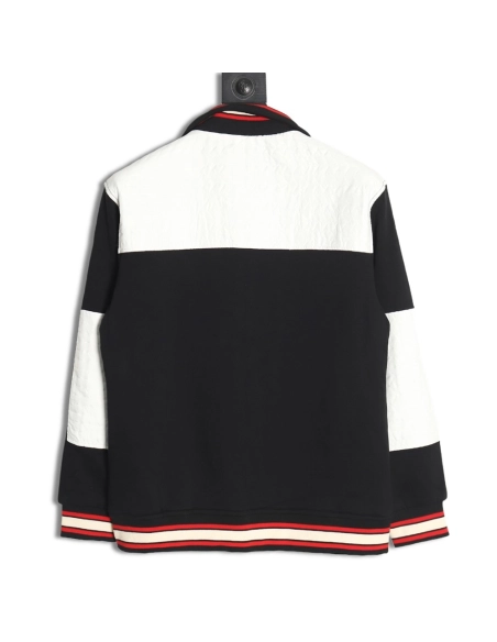 Gucci towel embroidered double G patchwork jacket TSK2,Cheap Replica Reps Gucci