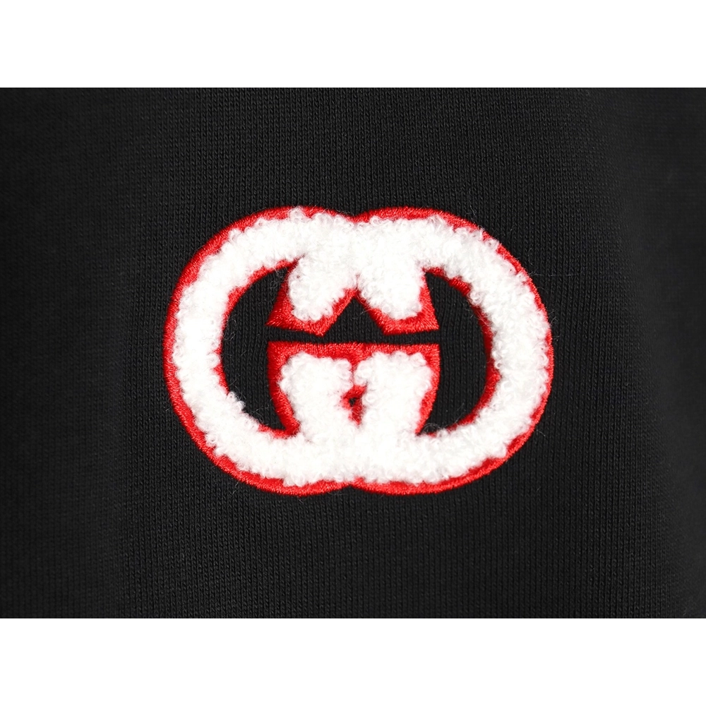 Gucci towel embroidered double G patchwork jacket TSK2,Cheap Replica Reps Gucci