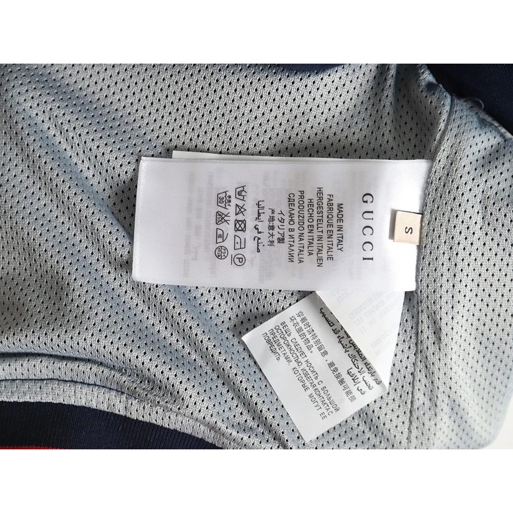 Gucci towel embroidered double G patchwork jacket TSK1,Cheap Replica Reps Gucci