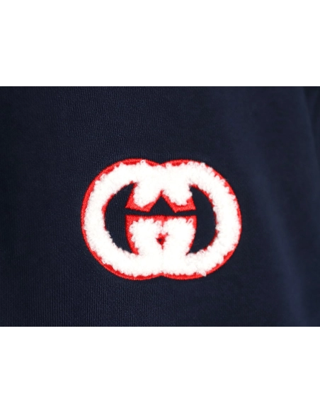 Gucci towel embroidered double G patchwork jacket TSK1,Cheap Replica Reps Gucci