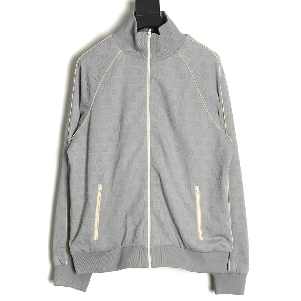 Gucci all over printed obscure jacquard jacket,Cheap Replica Reps Gucci