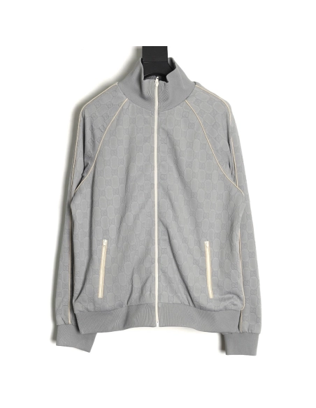 Gucci all over printed obscure jacquard jacket,Cheap Replica Reps Gucci