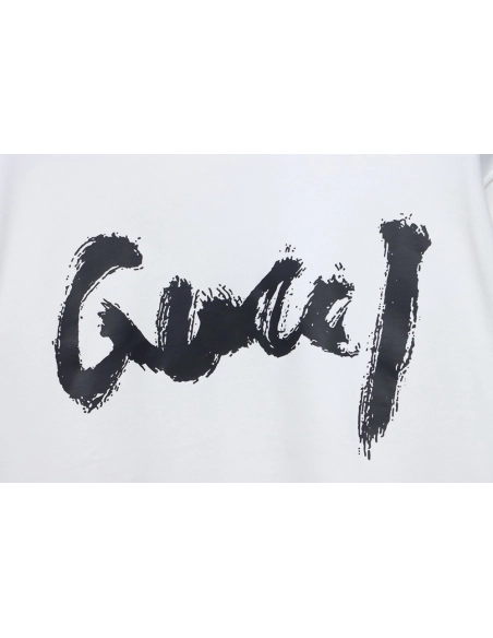 Gucci Balenciaga Joint Graffiti Letters Printed Round Neck Sweatshirt,Cheap Replica Reps Gucci