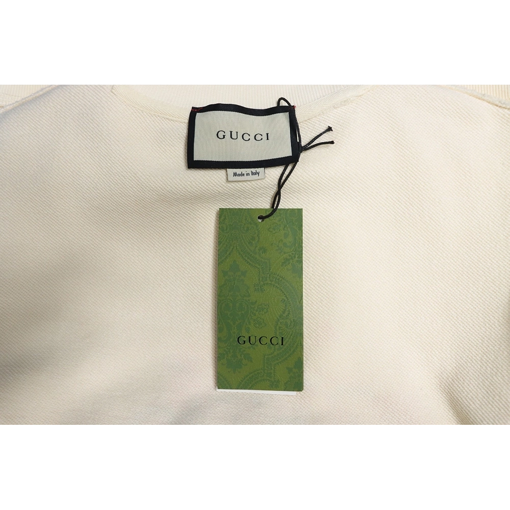 Gucci Ink Splash Double G Crew Neck Sweatshirt TSK1,Cheap Replica Reps Gucci