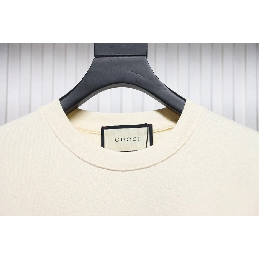 Gucci Ink Splash Double G Crew Neck Sweatshirt TSK1,Cheap Replica Reps Gucci