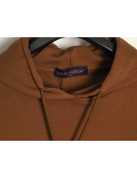 Louis Vuitton Turquoise Sunflower Drawstring Hoodie,Cheap Replica Reps Louis Vuitton
