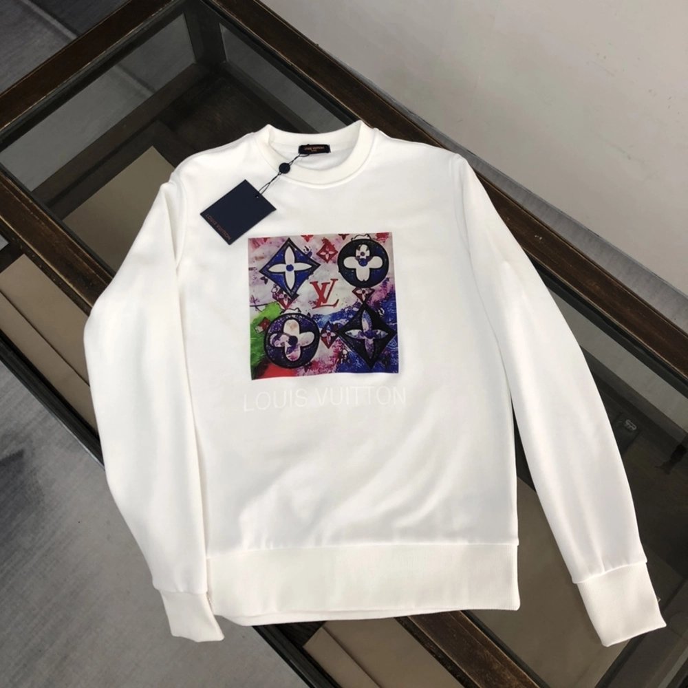 Louis Vuitton Crew Neck Sweatshirt,Cheap Replica Reps Louis Vuitton