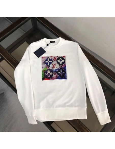 Louis Vuitton Crew Neck Sweatshirt,Cheap Replica Reps Louis Vuitton