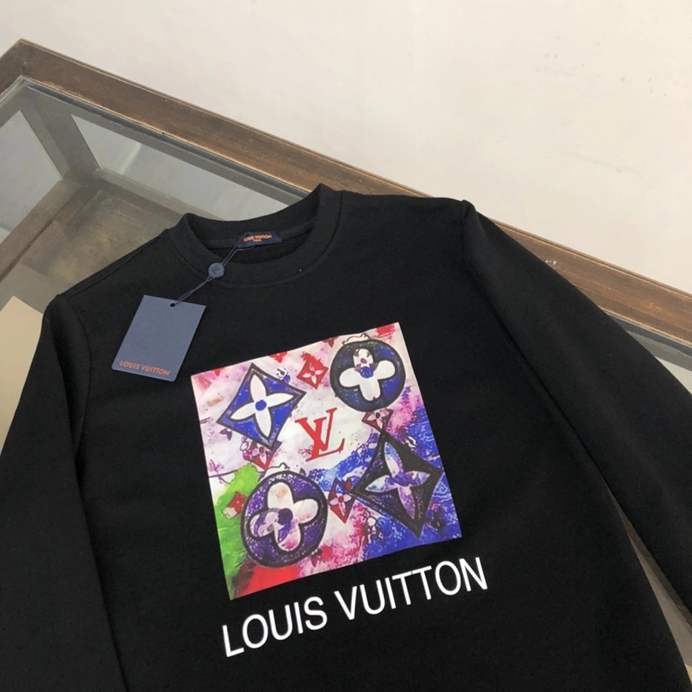 Louis Vuitton Crew Neck Sweatshirt,Cheap Replica Reps Louis Vuitton