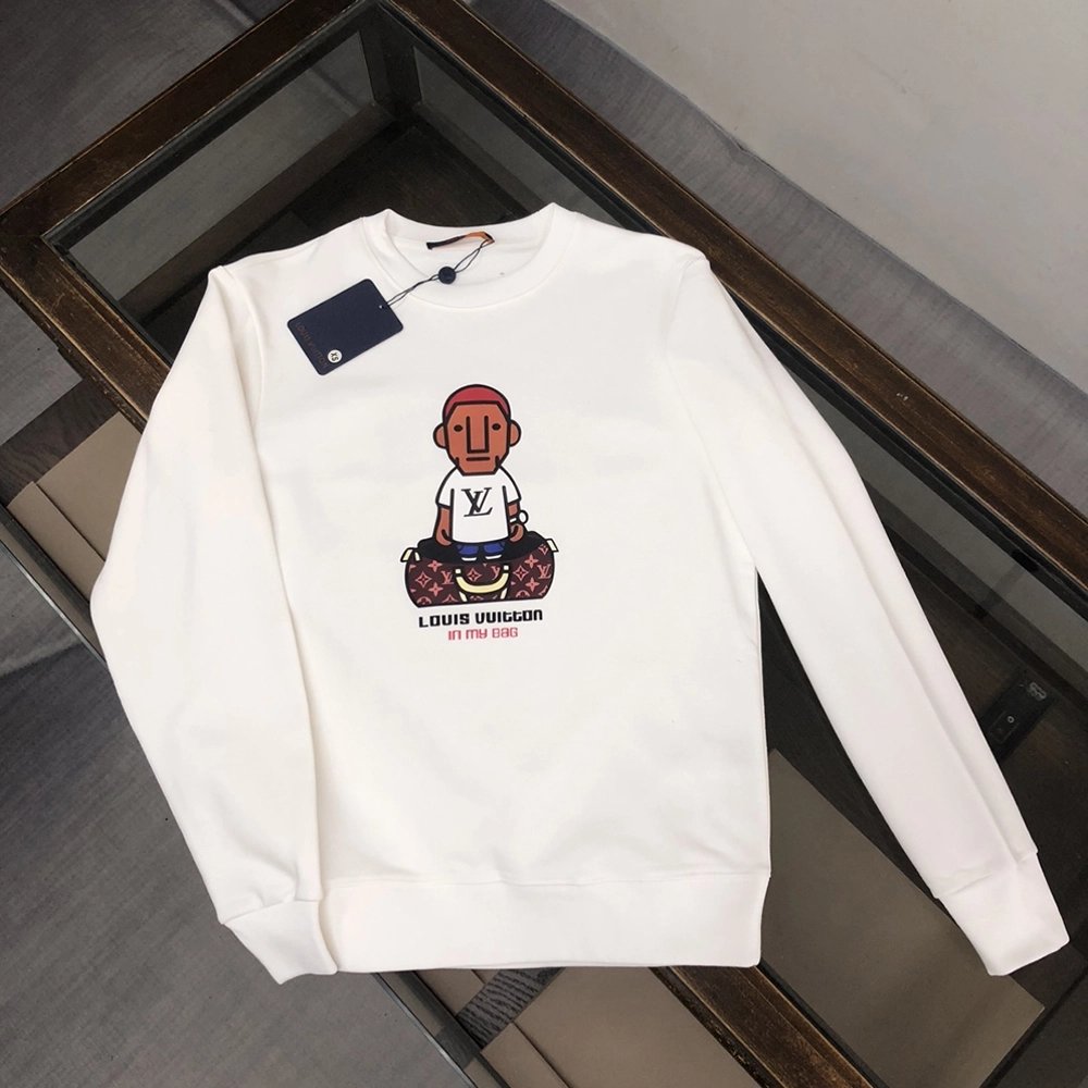 Louis Vuitton Crew Neck Sweatshirt,Cheap Replica Reps Louis Vuitton