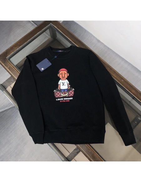 Louis Vuitton Crew Neck Sweatshirt,Cheap Replica Reps Louis Vuitton