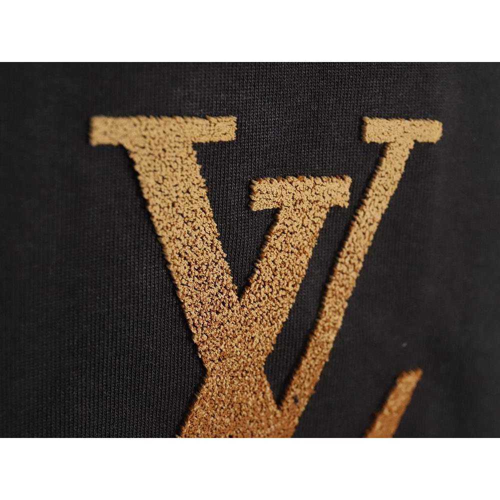 Louis Vuitton gradient flocked letter logo sweatshirt TSK1,Cheap Replica Reps Louis Vuitton