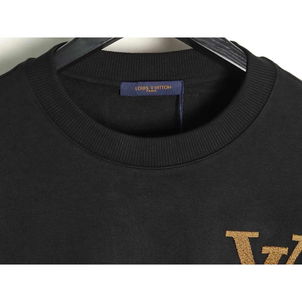 Louis Vuitton gradient flocked letter logo sweatshirt TSK1,Cheap Replica Reps Louis Vuitton