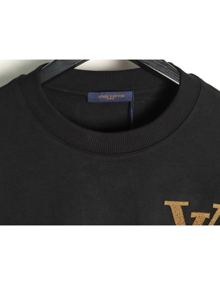 Louis Vuitton gradient flocked letter logo sweatshirt TSK1,Cheap Replica Reps Louis Vuitton