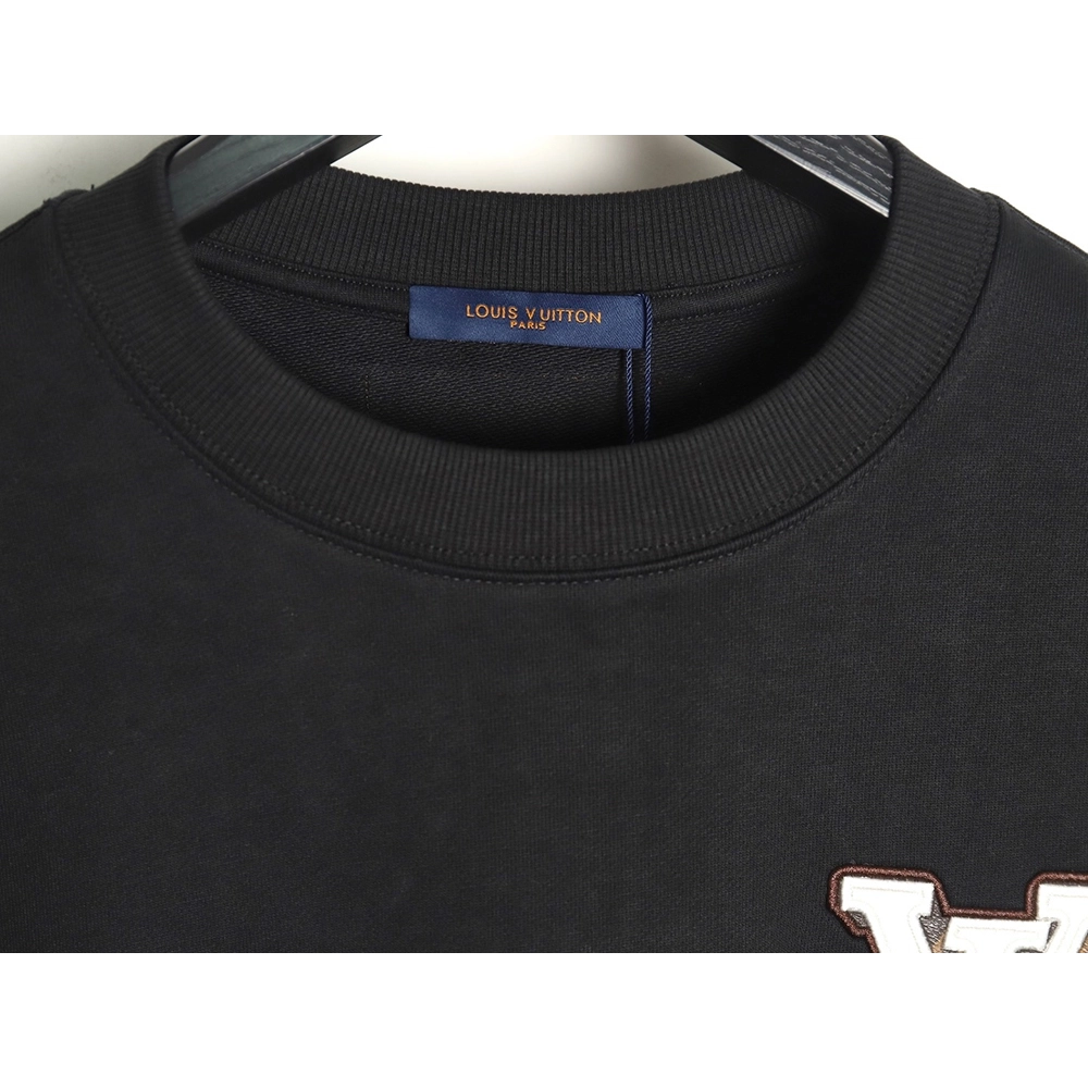 Louis Vuitton lettering embroidered sweatshirt TSK1,Cheap Replica Reps Louis Vuitton