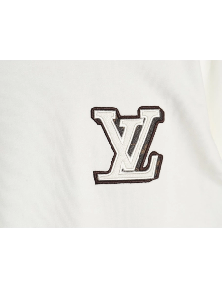 Louis Vuitton lettering embroidered sweatshirt,Cheap Replica Reps Louis Vuitton
