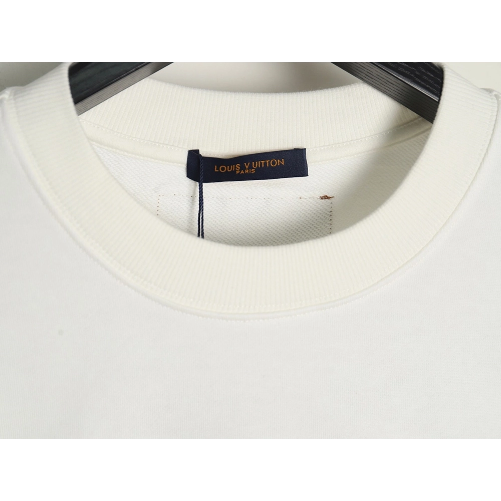 Louis Vuitton lettering embroidered sweatshirt,Cheap Replica Reps Louis Vuitton