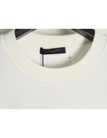 Louis Vuitton lettering embroidered sweatshirt,Cheap Replica Reps Louis Vuitton
